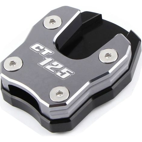 (Gris) Compatible avec HONDA CT125 Hunter Cub CT125 2020 2021 2022 Accessoires Béquille Pied Béquille latérale Extension de béquille latérale Plaque de support maxpower (1/4)