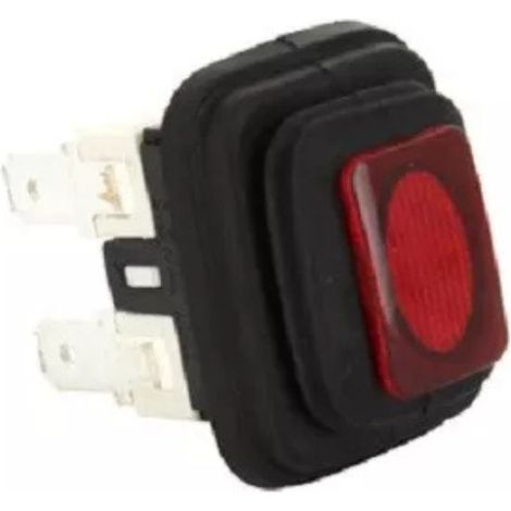 Didiesse Ricambi Frog Interruttore Finto Completo Rosso TCR142