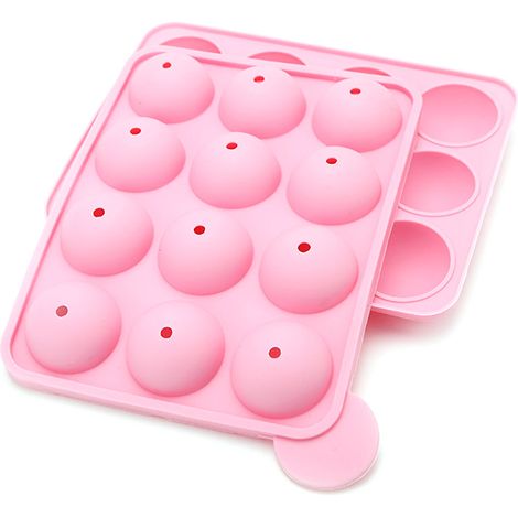 1 Moule à sucettes en silicone rond, moule à bonbons au chocolat et desserts, outil de cuisine DIY (1/5)