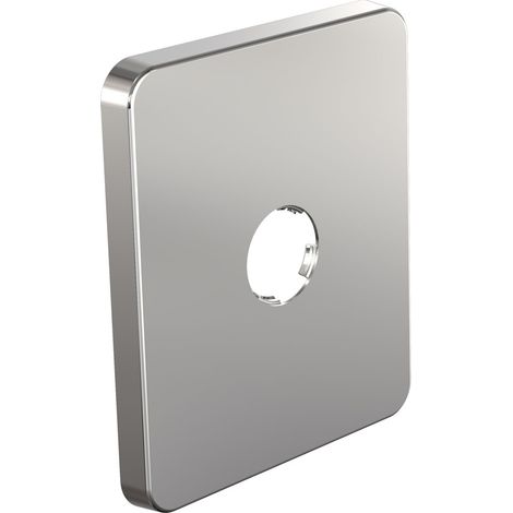 Watts – Cache de finition mono ABS chromé – Compatible mâle 3/8" (12/17) ou 1/2" (15/21) – Montage rapide pour mur non carrelé