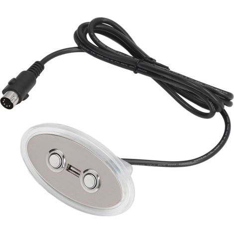 Télécommande pour canapé électrique avec port USB et bouton de contrôle manuel, interrupteur 5 broches droit.