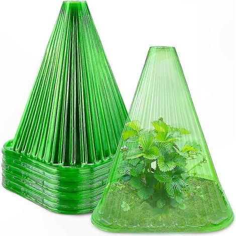 Lot de 30 cloches de protection réutilisables pour plantes, idéales pour la protection contre le gel et les serres de jardin. (1/5)