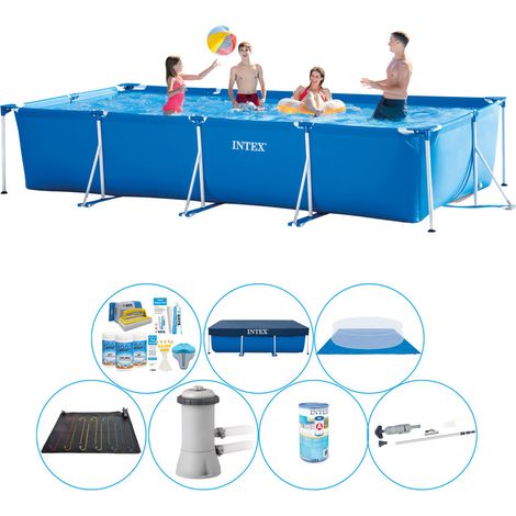 Intex Piscine Tubulaire Rectangulaire - 450x220x84 cm - 7-pièces S20063 (1/5)