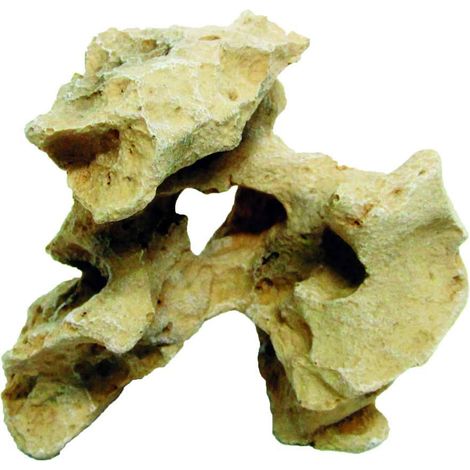 Arche de roche Gallura beige avec trou 17x15x11,5cm décoration pour aquariums