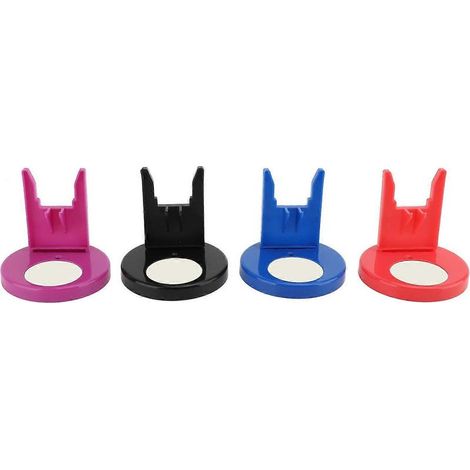 Support de colle chaude en plastique (lot de 4) avec base anti-débordement pour outils de thermocollage et outils de bricolage (1/4)