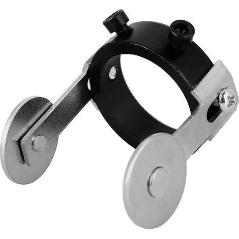 Guida a rulli per torcia P80 – in metallo – con 2 viti – accessorio