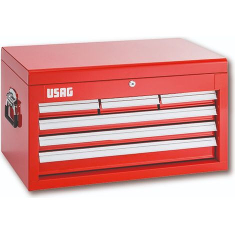 Baule cassettiera cassa vuota portatile attrezzatura utensili Usag 531 C (1/3)