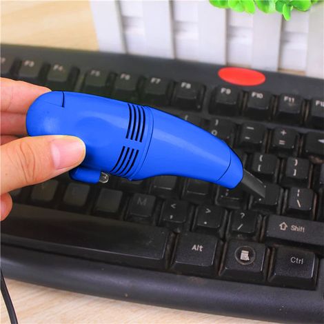 Aspirateur Mini - 14 x 4 x 2 cm - Rechargeable USB - Pour Clavier Ordinateur, Fissures, Voiture, Maison Animale - 50 g (1/5)