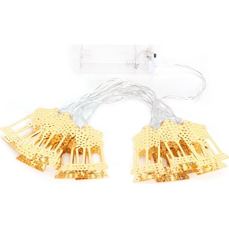 Guirlande Lumineuse 1.5m Or Doré Décoration Ramadan Fer Forgé Innovante (1/5)