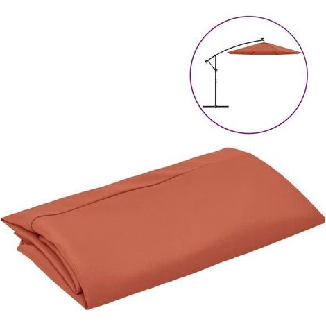 Toile de rechange pour parasols déportés en terre cuite de 300 cm (1/5)