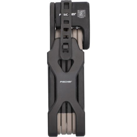 Fischer Faltschloss Fahrrad Plus FK90/8 90 cm x Ø 8 mm schwarz Faltschloss (1/3)