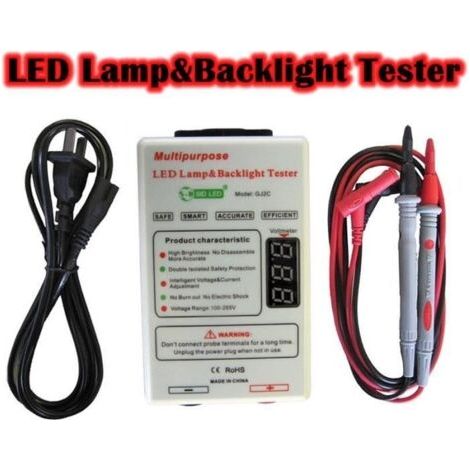 SID GJ2C 0-300V Meter outil lampe détecteur réparation LED Beads TV Backlight Tester