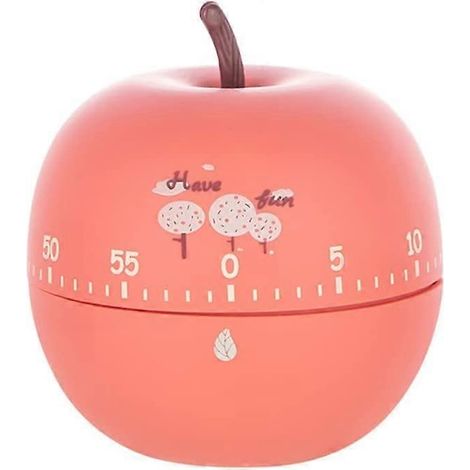 Minuteur de cuisine en forme de biscuit aux fruits mignon Minuteur (pomme) (1/2)