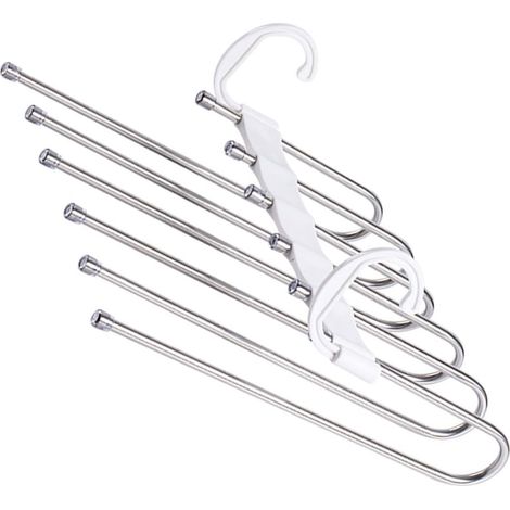 Cintre Pliant pour Pantalon, Cintre Pliant Pratique Blanc pour Chambre Coucher. (1/5)