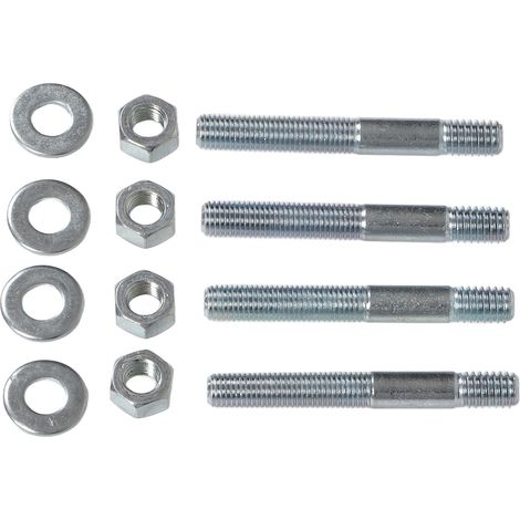 Kit de montage de carburateur 2-1/2 po, ensemble de goujons métalliques avec entretoise pour collecteur d'admission à filetage 5/16 po (1/5)