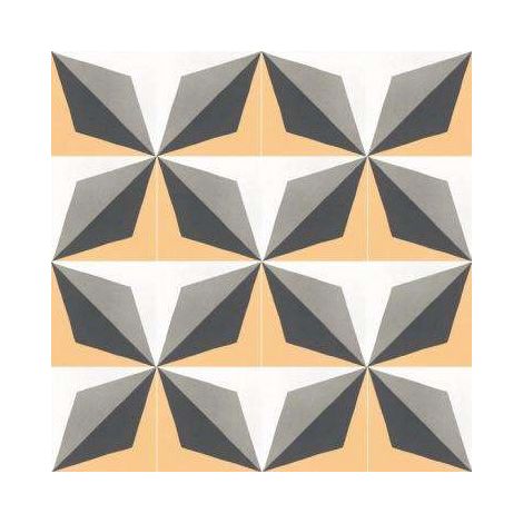 Aelle - Carrelage sol / mur effet ciment 20x20 cm CAPRICE DECO WAVE COLOURS - Vendu par boîte de 1 m² (1/4)