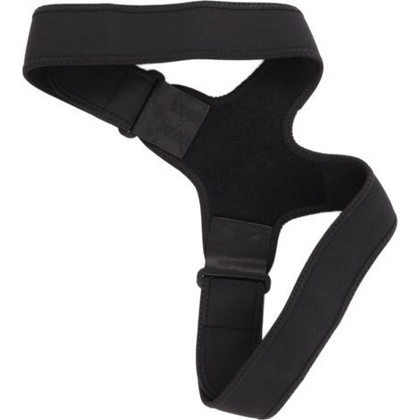 Correcteur de posture pratique, ajustable, respirant, confortable, stable et ferme, pour le haut du dos, pour hommes et femmes. (1/5)
