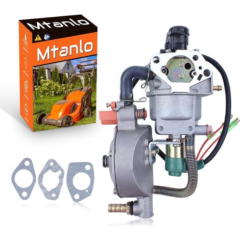 Conversion de carburateur bi-carburant pour générateur Honda GX390 GX340 LPG/NG AutoChoke, kit de conversion de carburateur, ensemble de joints (1/5)