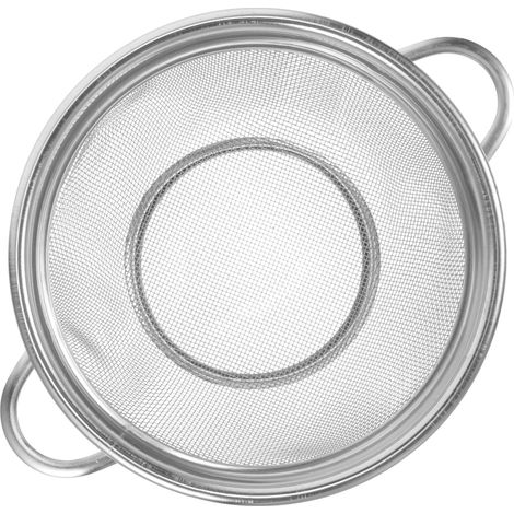 1 cesta de drenaje de acero inoxidable para fregadero de cocina, colador para frutas y verduras, fácil de limpiar y almacenar para uso doméstico. (1/5)