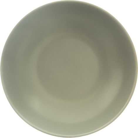 Plato hondo de cerámica, verde, 20,5 cm