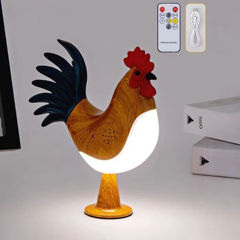 Veilleuse décorative en forme de poussin, décoration de Pâques amusante pour la maison. (1/5)