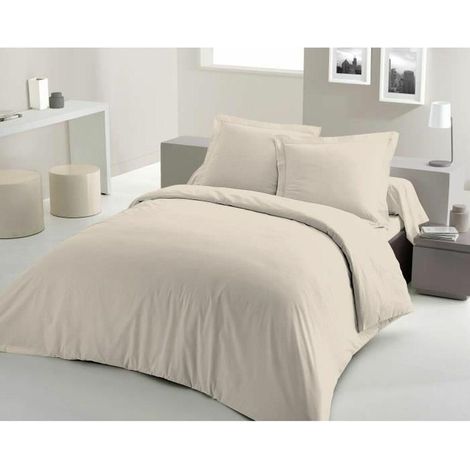 Lovely Home Bettwäsche Set Beige Creme 220x240 cm