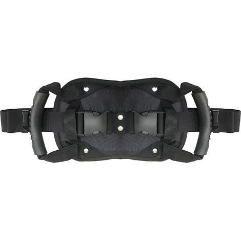 Ceinture de sécurité pour passager de moto – Ceinture de sécurité pour siège passager, poignée de siège arrière réglable, sangle ventrale universelle (1/5)