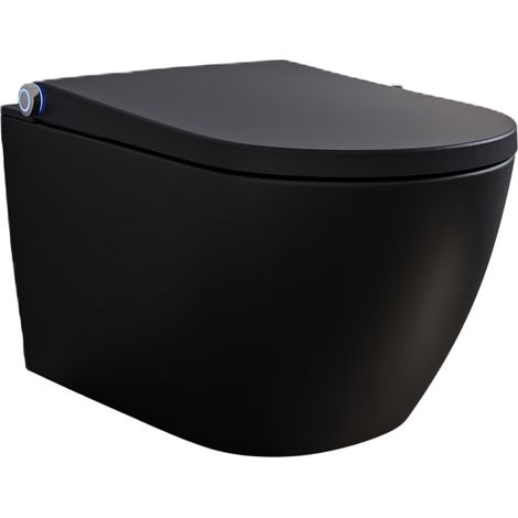 Dusch-WC Bernstein PREMIUM 1102 Schwarz matt mit Entkalkungsfunktion