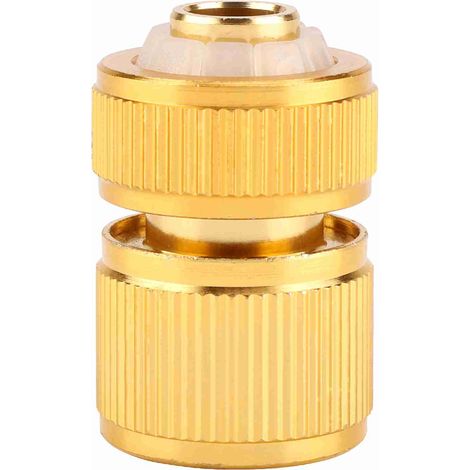Adaptador rápido de aleación para manguera de jardín, grifo y boquilla de interruptor. (1/5)