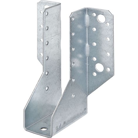 Sabot de poutre type A à ailes extérieures 34 x 143 mm – Acier galvanisé sendzimir – Marque Alberts (1/2)