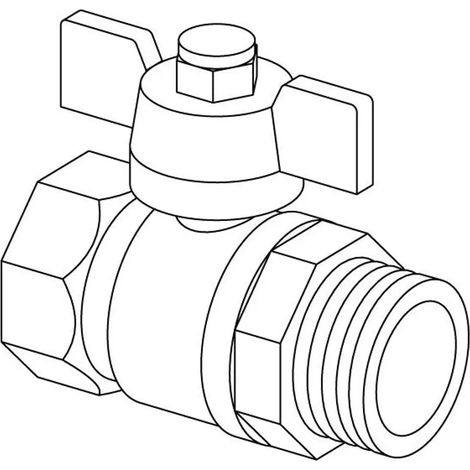 Uponor Combi Port Gen Kugelhahn Heizung red G3/4, 1116242