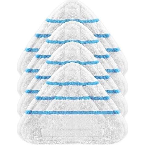 Lot de 4 housses microfibre pour balai vapeur – absorbantes, lavables en machine, compatibles Silvercrest et autres modèles Lidl (1/5)