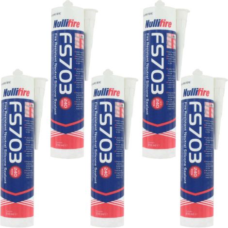 Sellador ignífugo NULLIFIED FS703 blanco - 310ml x5