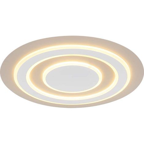 Globo Jayden Plafonnier semi-encastré LED blanc mat 3000K (1/5)