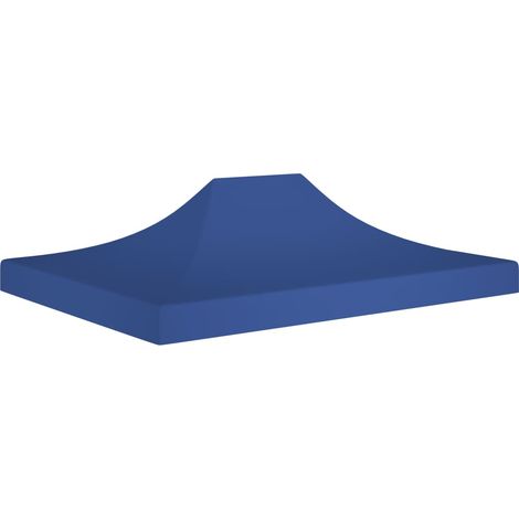 Partyzelt-Dach 4,5x3 m Blau 270 g/m²