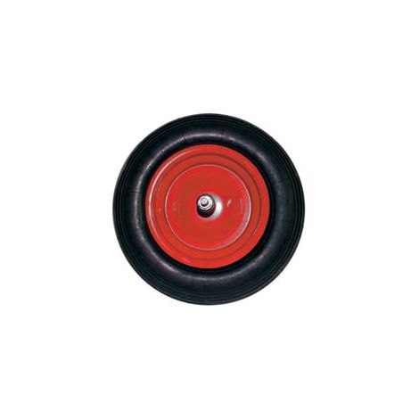 RUOTA PER CARRIOLA PNEUMATICA PERNO MM.12X260  perno mm.12x260, interasse mm.190    ALTE