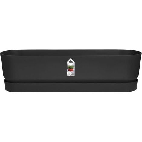 Balconnière Greenville Long 69 x 19,9 x 18,4 cm - Noir - Elho (1/5)