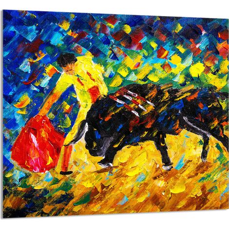 PANNELLO IN VETRO PER CUCINA 65x60 Bull (1/5)