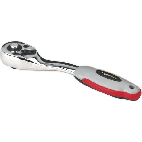 Sealey Premier Offset Ratchet Wrench 1/4""Sq Drive AK966 (1/2)