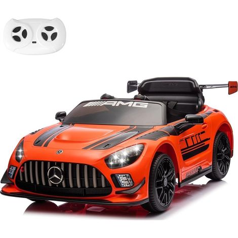Mercedes AMG GT3 naranja, coche eléctrico para niños (1/5)