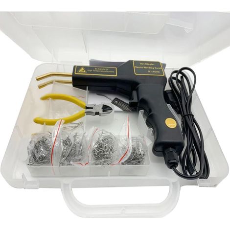 1 Kit de reparación de parachoques de automóvil, máquina de soldadura de plástico portátil, máquina de soldadura para parches y reparación de grietas (1/5)