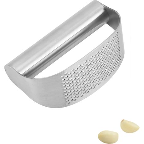 Pressoir À Ail - En Acier Inoxydable - Pour Ail Cru Non Épluché Et Gingembre - Compact Et Lavable Au Lave-vaisselle - 1 Pièce (1/5)