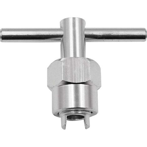 Clé de robinet utilitaire en alliage d'aluminium galvanisé clé de surface plombier salle de bain outil d'entretien de plomberie pour les réparations d'évier de robinet