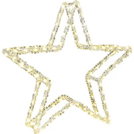 Konstsmide 4403-103 Étoile de Noël à LED étoile blanc chaud LED transparent(e) (1/4)