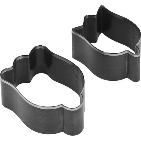 2 Pièces Emporte-pièces Fleur pour Cuir Acier Allié 48mm 58mm Matrice Découpe pour Bricolage (1/5)