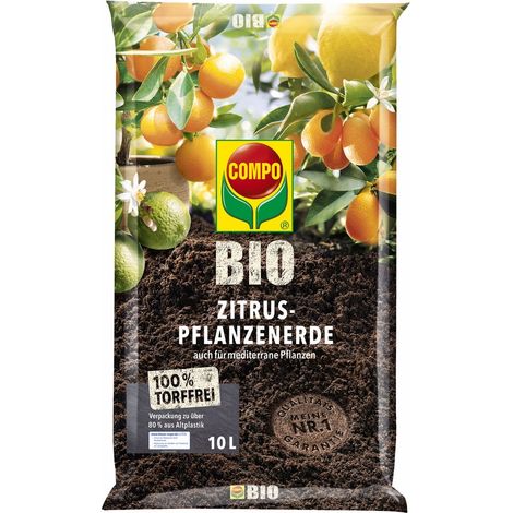 COMPO BIO Zitruspflanzenerde torffrei 10l