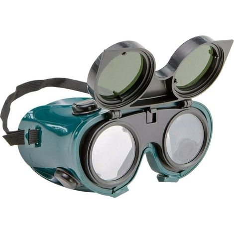Lunettes de soudeur à visière rabattable, protection des yeux (1/5)