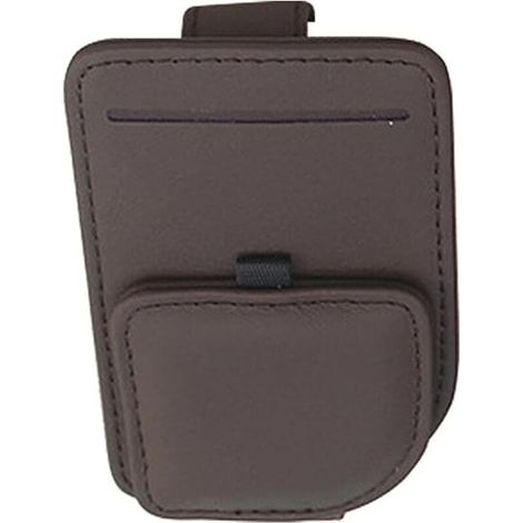 Porte-lunettes de soleil pour visière de voiture, clip de carte de ticket, pochette de rangement pour pare-soleil de voiture, clip de carte de ticket, clip de lunettes de soleil pour visière de (1/4)