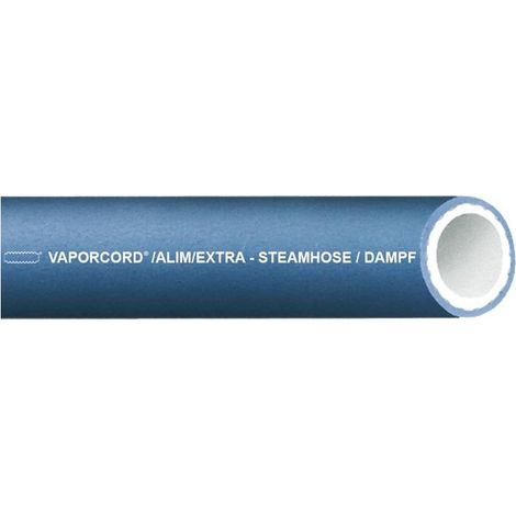 Reinigungs- und Dampfschlauch VAPORCORD/ALIM/EXTRA Innen- 10 mm Auen- 19,0 mm Lnge 40 m Blau Wandstrke 4,5 mm