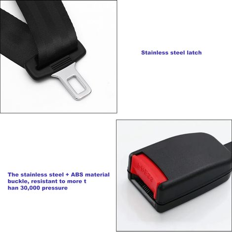 Zoternen Ceinture de sécurité rétractable universelle à 3 points, 1 pièce, pour bus et voitures (1/5)